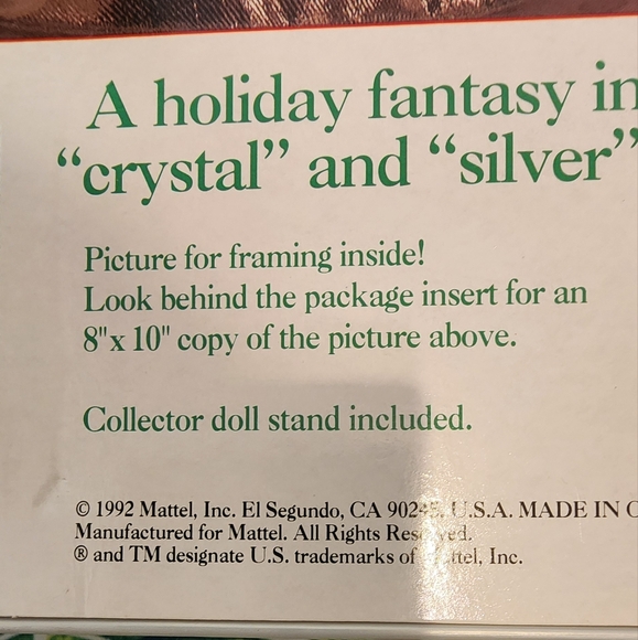 1992 Holiday Barbie - Picture 7 of 7